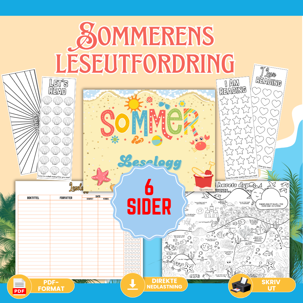 Leseutfordring i sommertema