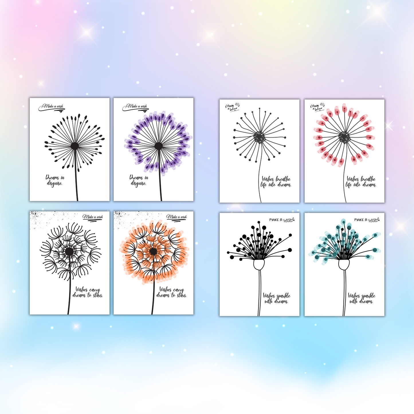 Løvetann – fingermaling – GRATIS | Kreativ fingermalingsaktivitet for barn