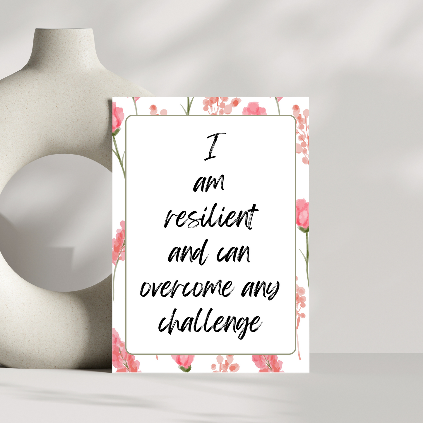 Affirmation card – engelsk – GRATIS | 27 motiverende affirmasjonskort for daglig inspirasjon