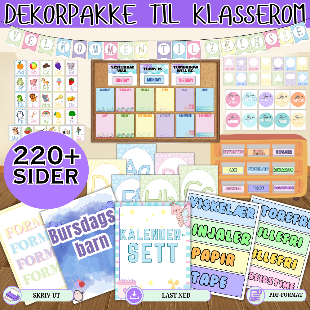 forside alt klasseromdekor
