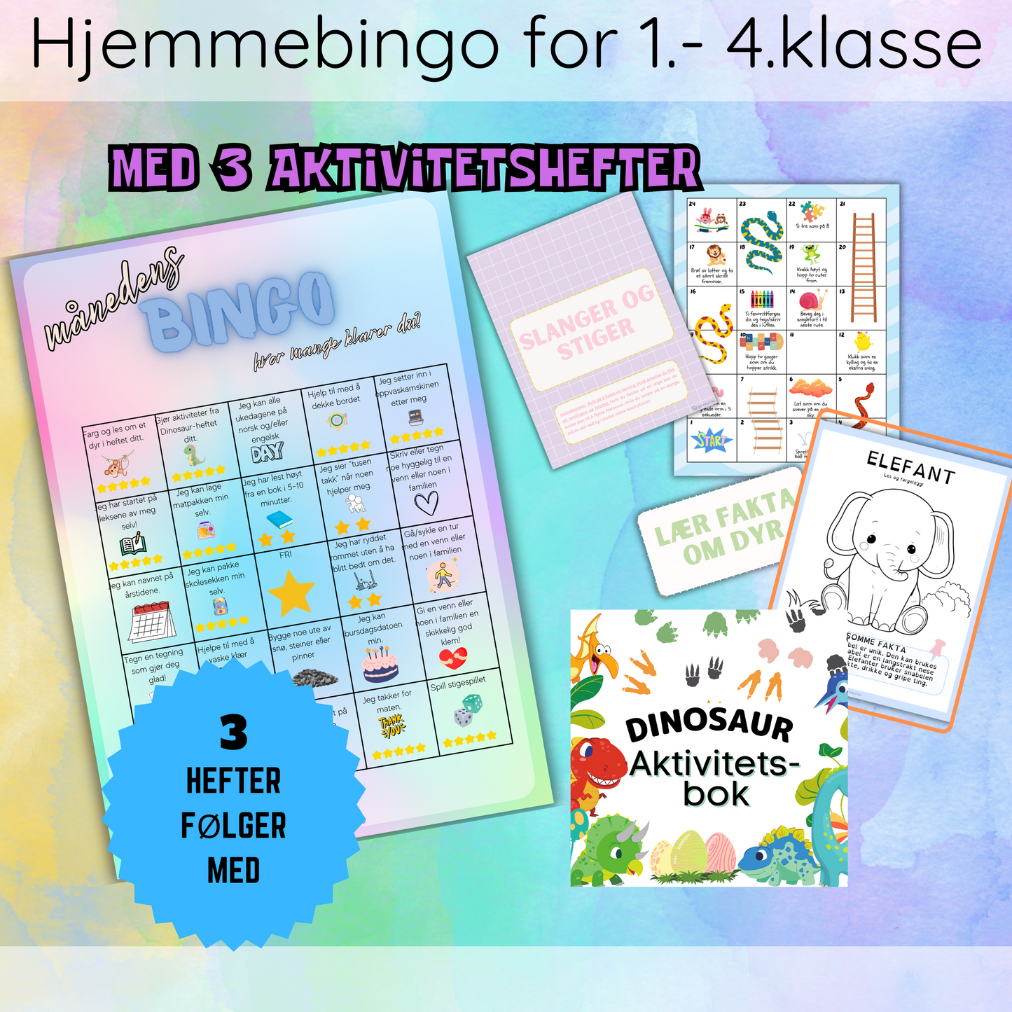 læringsspill med morsomme oppgaver.
