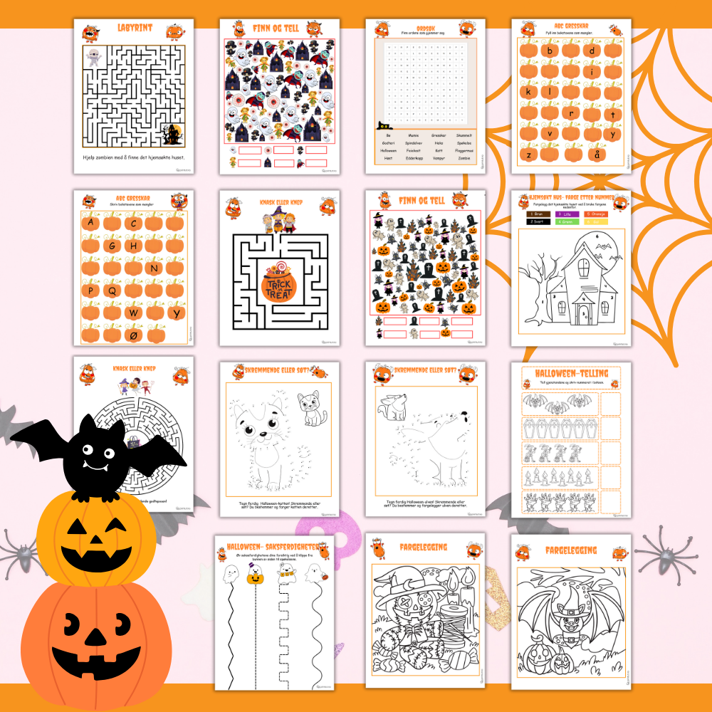 halloween fargelegging