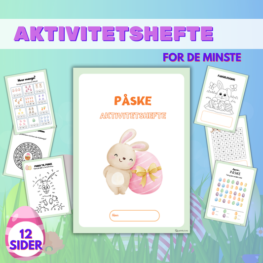 Påskehefte for de minste – Lek og læring i påsketid! 🐣🎨