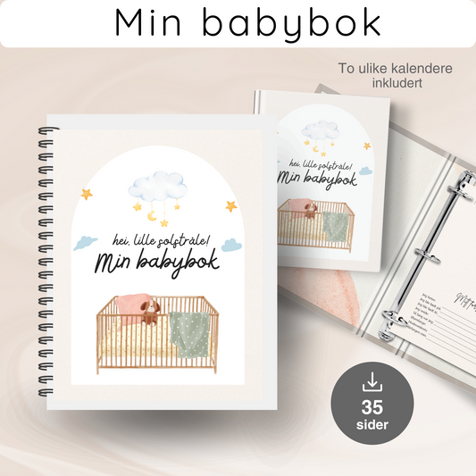 Babybok -  2 kalendere inkludert