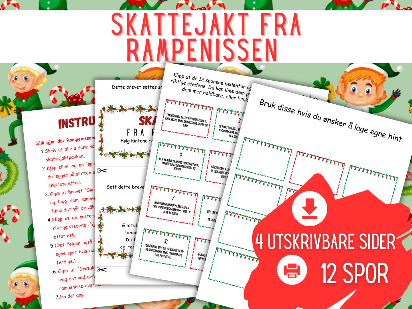 Rampenissens Aktivitetskalender – 24 dager med ferdig planlagte juleaktiviteter