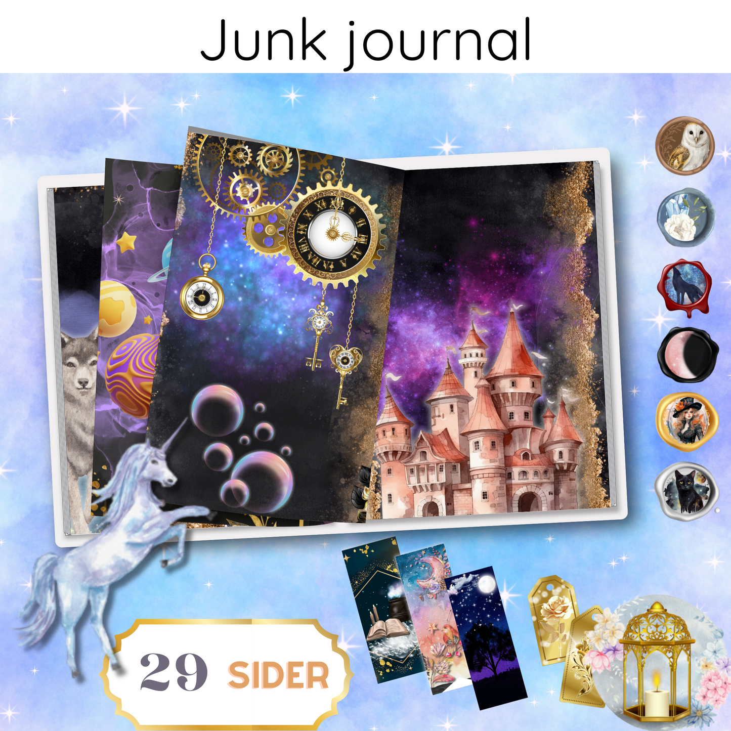 Scrapbook/"Junk journal" - Dreamy