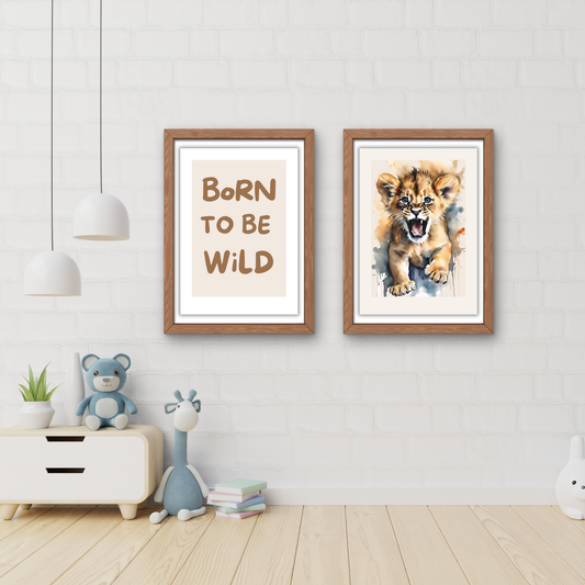 "Born to be wild" Poster, 2 stk