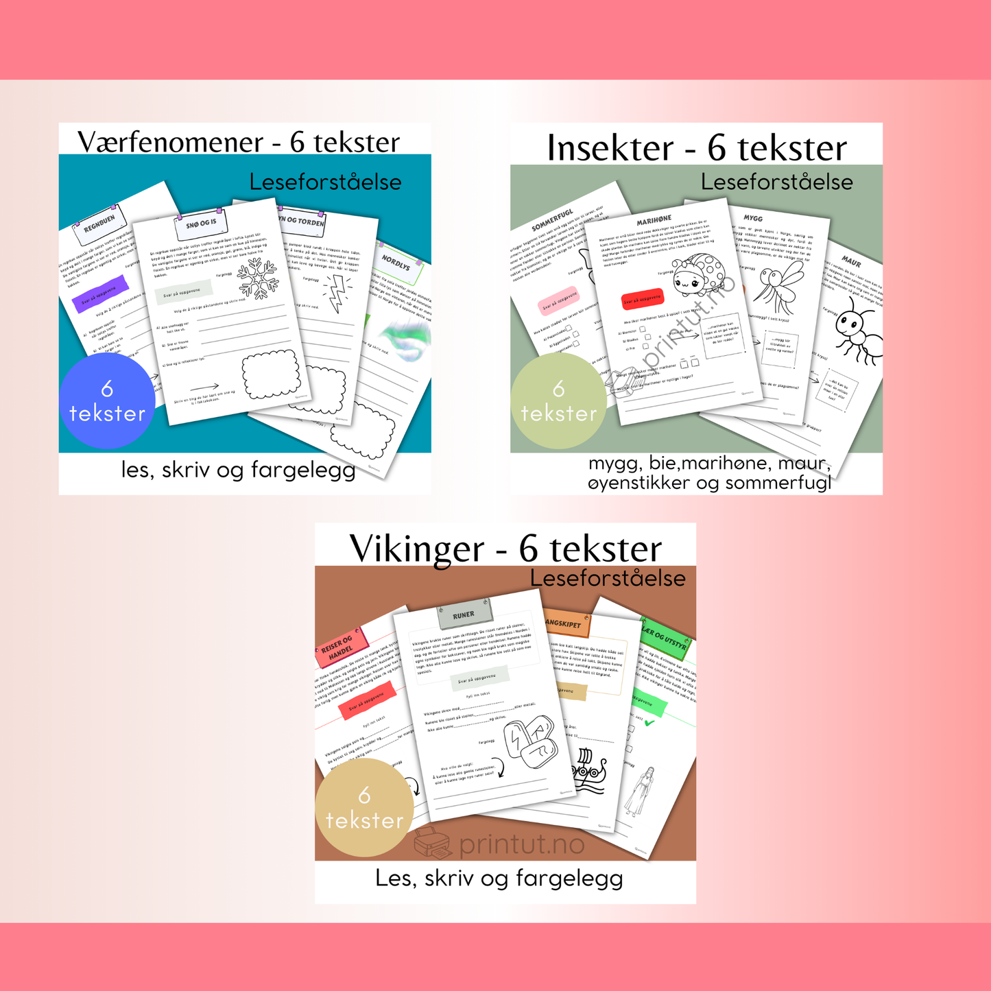 Leseforståelse-6 tema