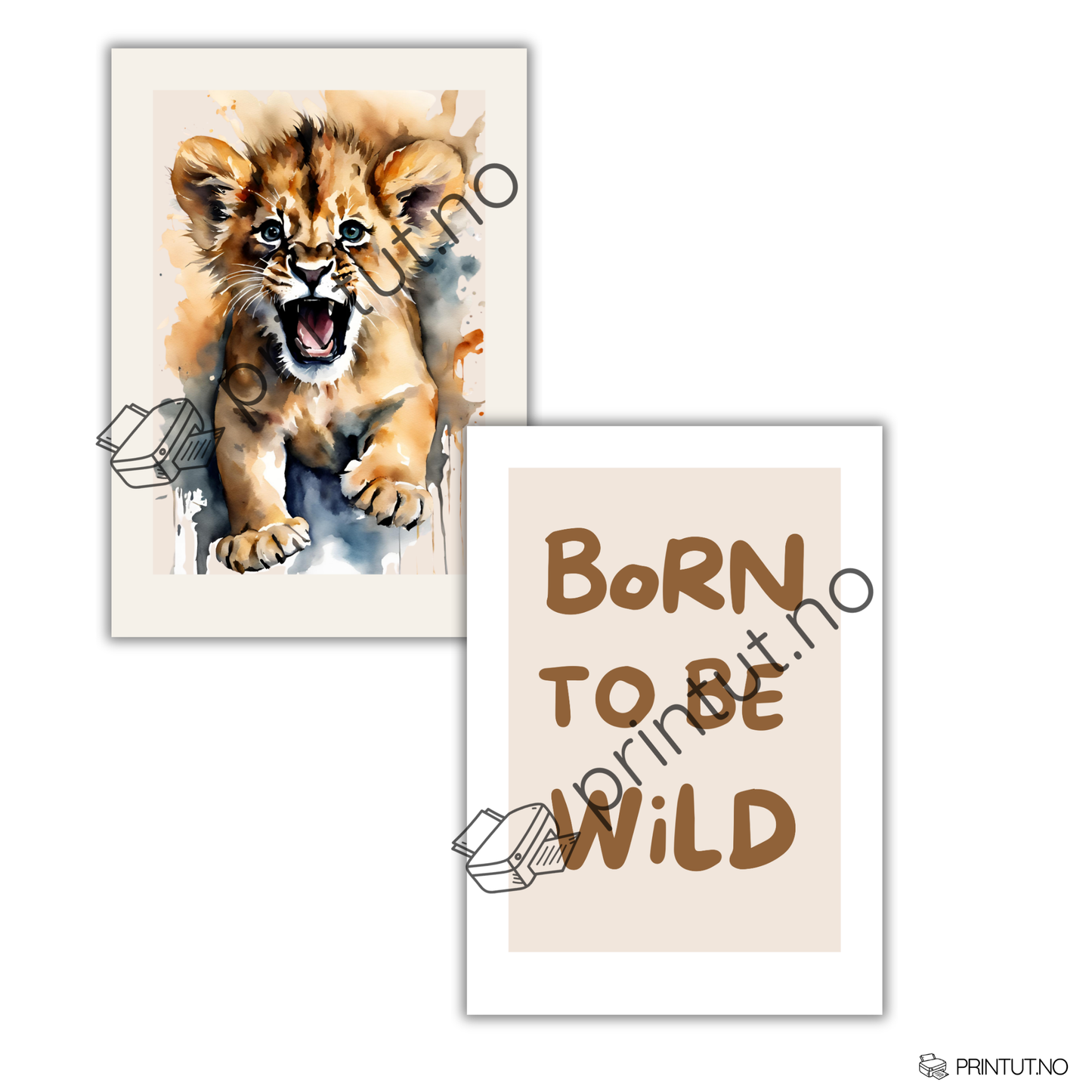 "Born to be wild" Poster, 2 stk