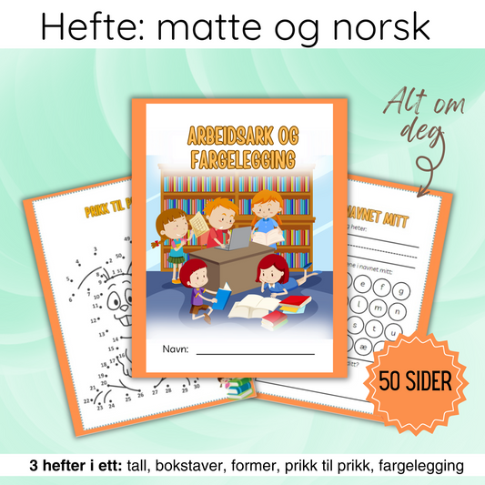 Aktivitetsark 50 sider - for de yngste