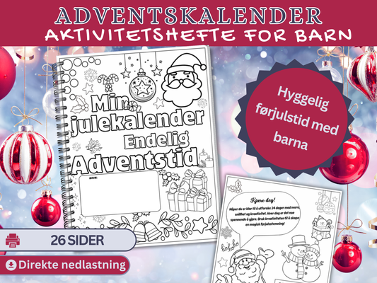 Min Adventstid – julekalenderhefte