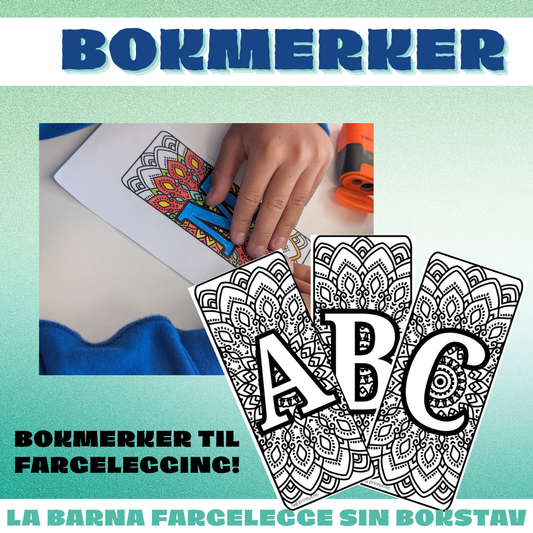 bokmerker til fargelegging med mandala
