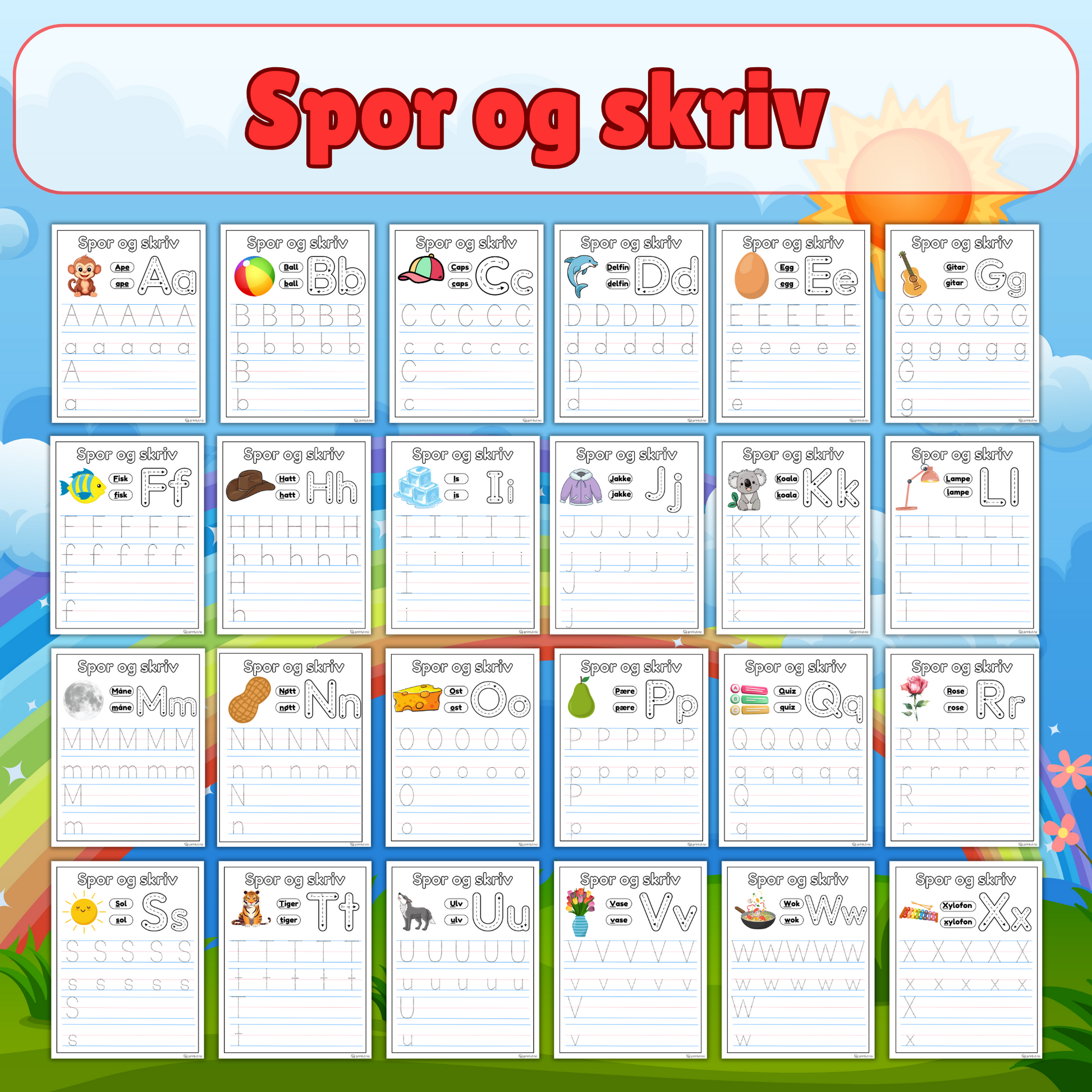  finmotoriske øvelser som utvikler skriveferdigheter.
