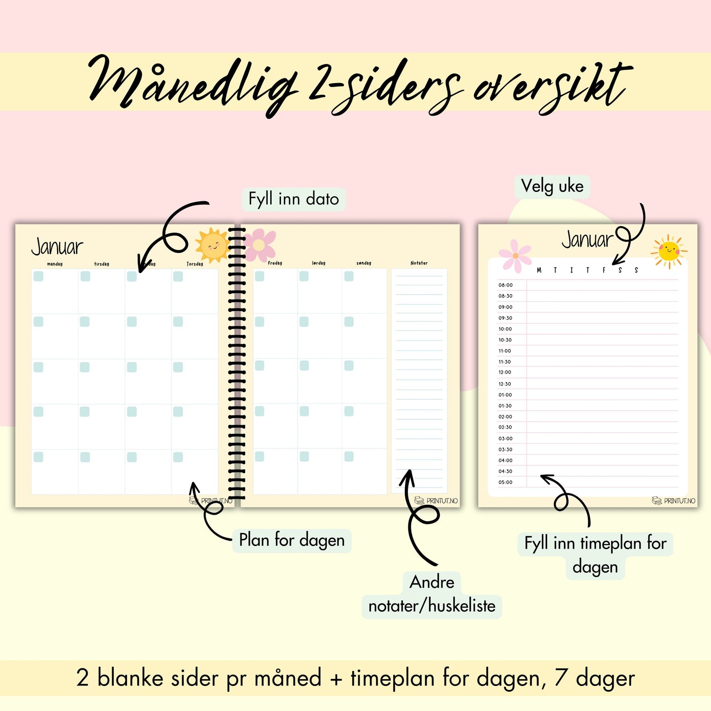 medfølgende kalender 
