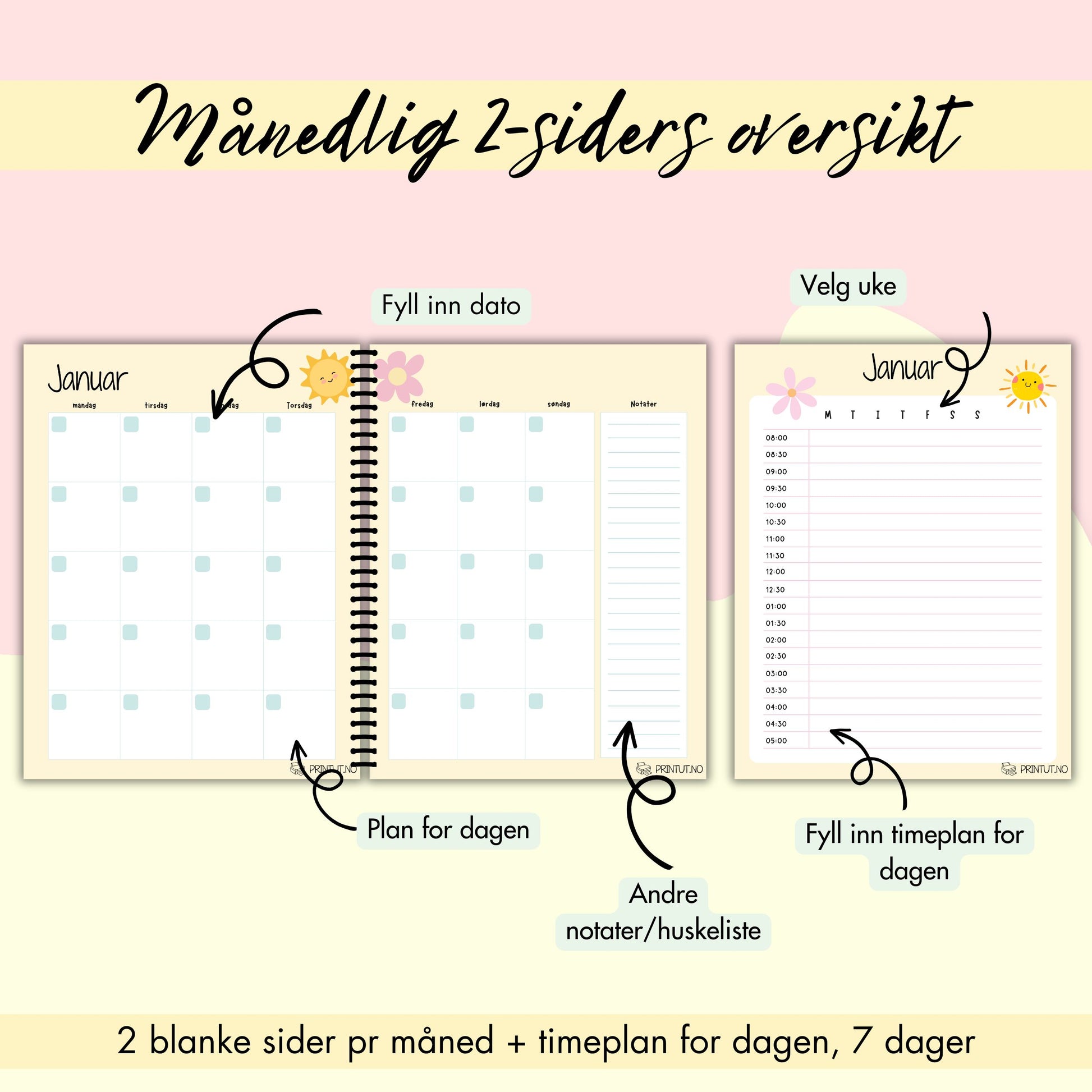 medfølgende kalender 